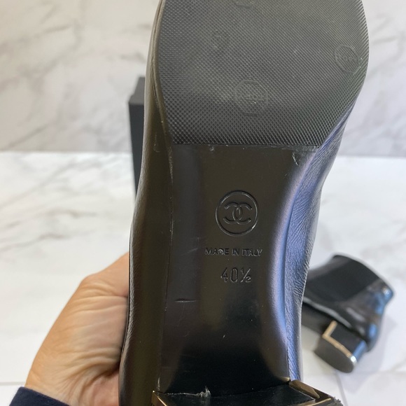 💯 Authentic Chanel Black short boots - Picture 7 of 13